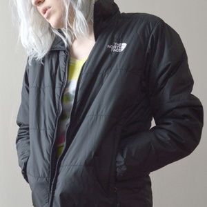Black North Face Puffy Coat